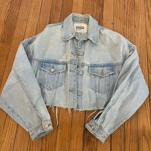 Zara cropped jean jacket